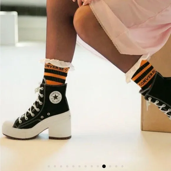 NWT Converse Chuck 70 De Luxe Heels High-Top Sneakers - Picture 7 of 12
